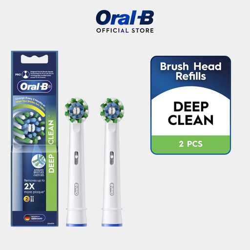 ORAL-B CROSS ACTION REPLACEMENT HEADS, 2-PACK
