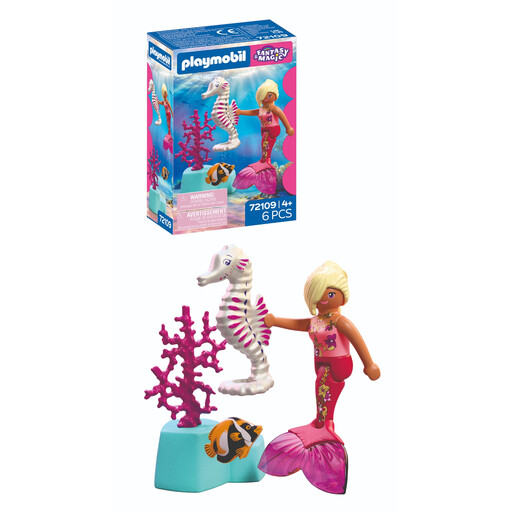 PLAYMOBIL 72109 Mermaid with Seahorse