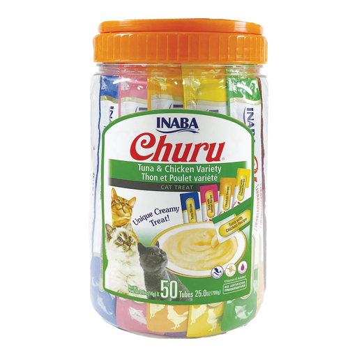 INABA CHURU MP TUNA/CHICKEN 50X14GR