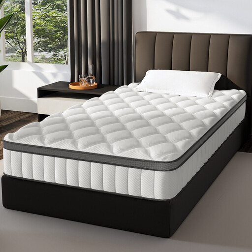 GTIMEX Mattress, 7-zone spring mattress, 90 x 200 cm,25 cm high, H3,orthopaedic mattress