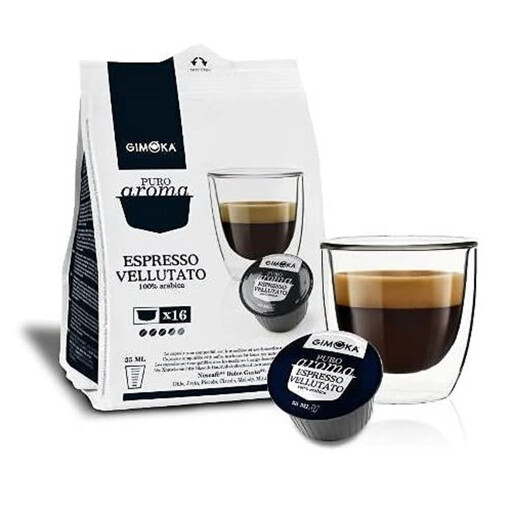 GIMOKA Espresso Velutato，16 粒 Dolce Gusto 兼容胶囊，112 g