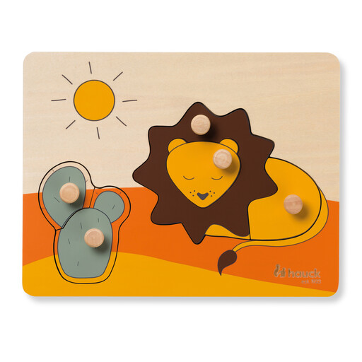 hauck Wooden Baby Puzzle Lion