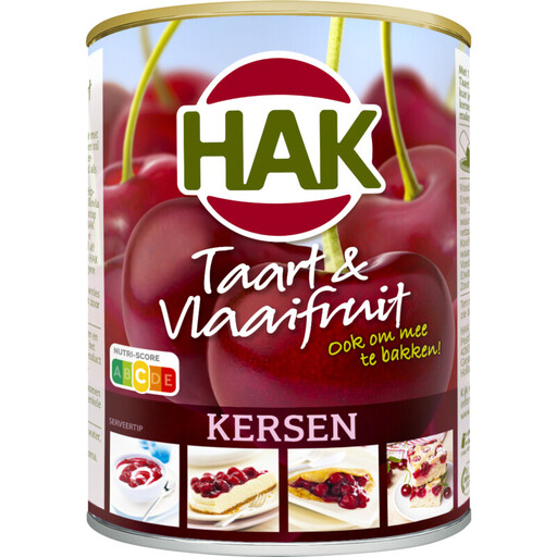 Hak Fruit Flan & Cherries - 430 g