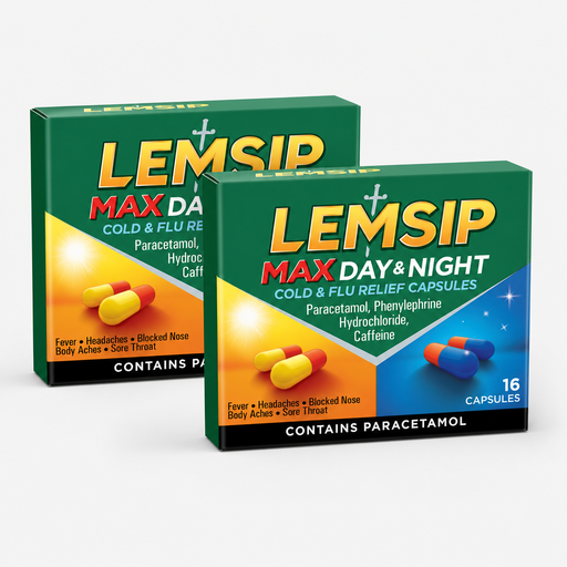 Lemsip Max Day & Night Cold & Flu Relief Capsules