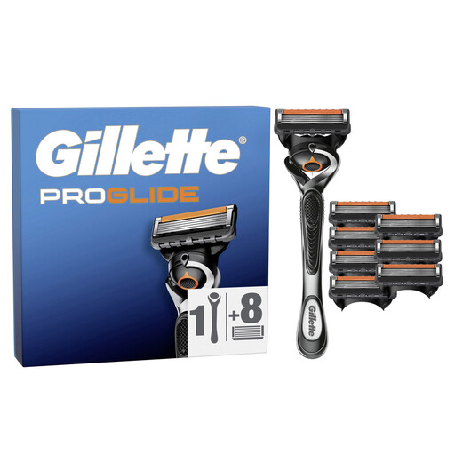 Gillette Fusion5 Proglide 1 Rasierer 8 Ersatzklingen
