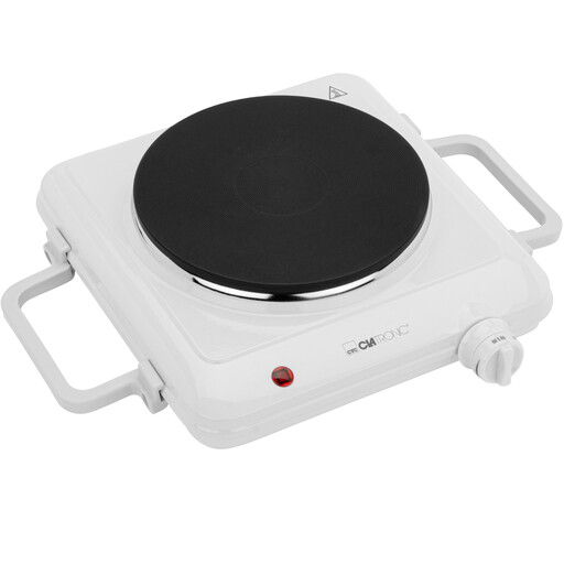 Clatronic Hotplate for Camping, Kitchen or Office, Hotplate Single