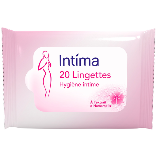 INTIMA Intimate Wipes with Witch Hazel Pack of 20