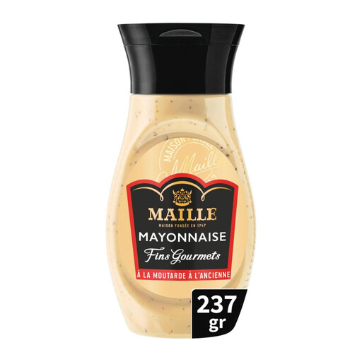 MAILLE GOURMET Mayonnaise with Whole Grain Mustard Squeeze Bottle 237g