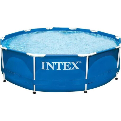 INTEX Runder Frame Pool 305x76 cm mit Filterpumpe