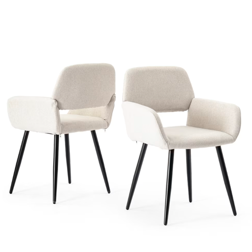 URBAN MEUBLE 2er Set Skandinavische Esszimmerstühle