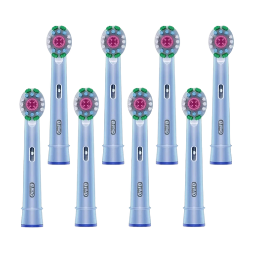 Oral-B 3D White Electric Toothbrush Replacement Brushheads, Pack of 8