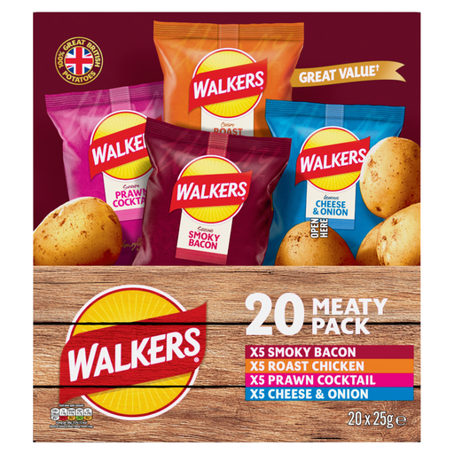 Walkers Meaty Variety, 20 × 25 g
