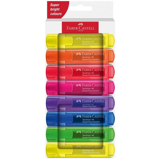 Faber-Castell Highlighter Set in a cardboard package
