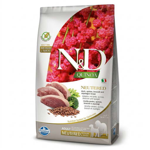 Farmina Quinoa Formula Adult Dog Food Duck Broccoli and Asparagus