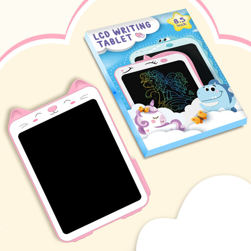 CHEERFUN Pink Cat LCD Writing Tablet