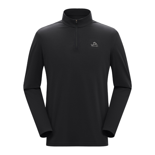 PELLIOT Long-sleeved T-shirt for Man Black XL