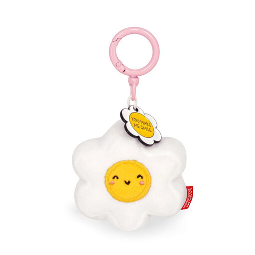 Legami Plush Key Ring - Tiny Daisy, Super Soft 11cm