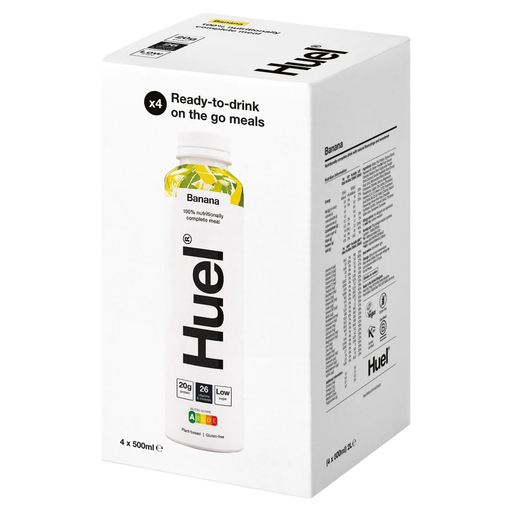 Huel Ready-to-Drink Complete Meal Banana - 4 x 500ml
