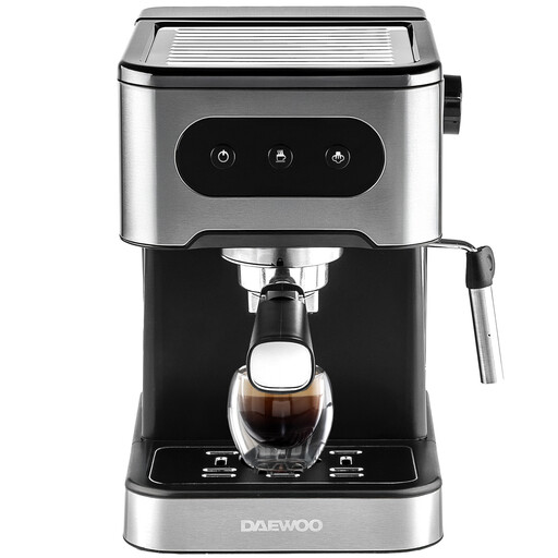 DAEWOO Espresso Coffee Machine with Steam Wand, 20Bar