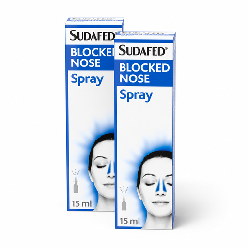 Sudafed Blocked Nose Nasal Spray Congestion Relief