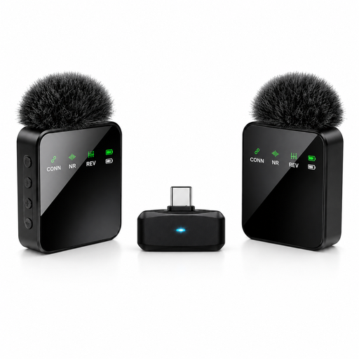 Verbex ST5 Type-C button-style lapel microphone, SKU 10461112