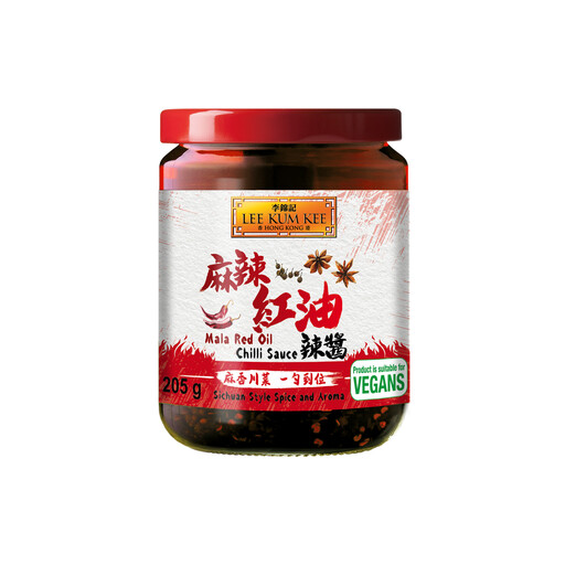 Lee Kum Kee Mala Red Oil Chilli Sauce 205g