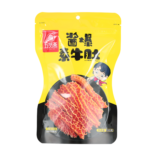 WuXianZhai Vegetarian Beef Tripe Savory Sauce Flavor 100g