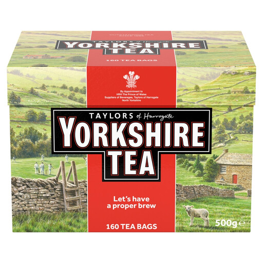 Yorkshire Tea Bags, 160S, 500g