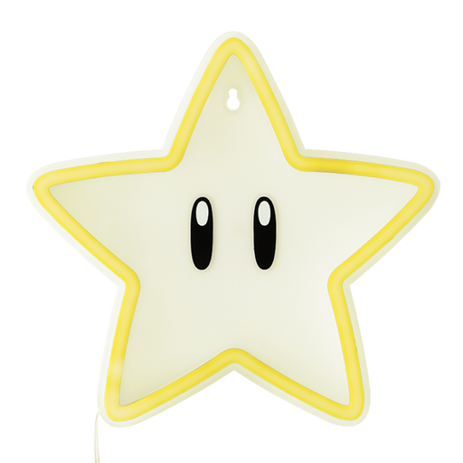 Super Mario Super Star Wall-Mountable LED Neon Light