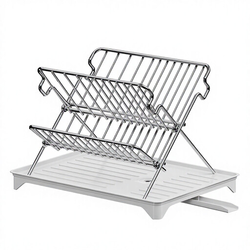 Maxcook Opvouwbaar RVS Afdruiprek