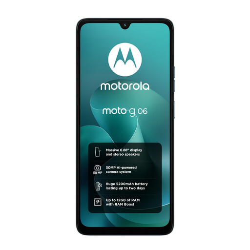 Motorola G06 4+64 Smartphone PANTONE Tapestry Blue