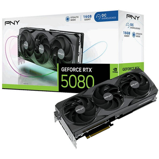 PNY RTX5080 OC Triple Fan 16GB GDDR7