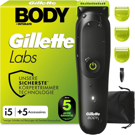 Gillette Labs Body + Intimate Trimmer i5
