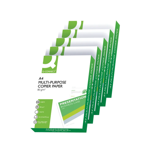 Q-Connect White A4 80gsm Copier Paper