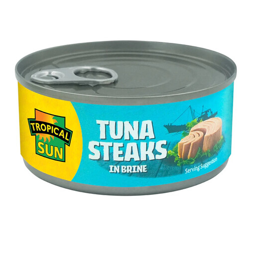 Tropical Sun Tuna Steaks In Brine 160g