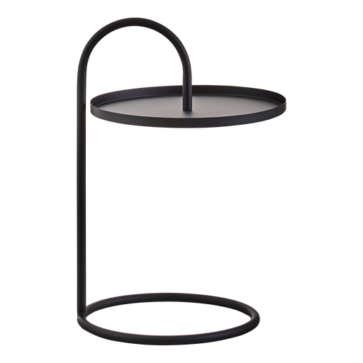 Premier Housewares Secured Design Black Hanging Top Side Table