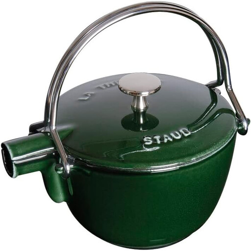 Staub Classic Theepot rond 1.15 L basilicum groen