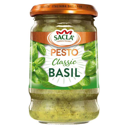 Sacla Italia Classic Basil Pesto 190g