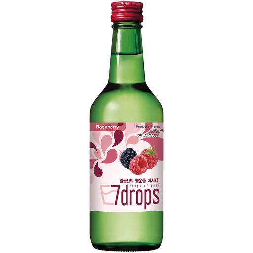 7DROPS Soju Rasphberry Alc. 12% 360ml
