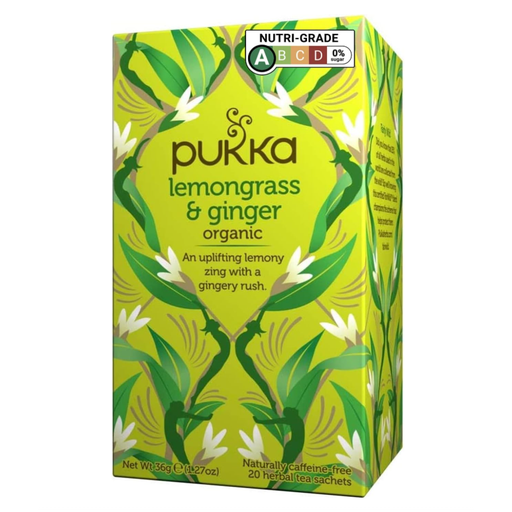 PUKKA Lemongrass & Ginger 20 Tea Bags