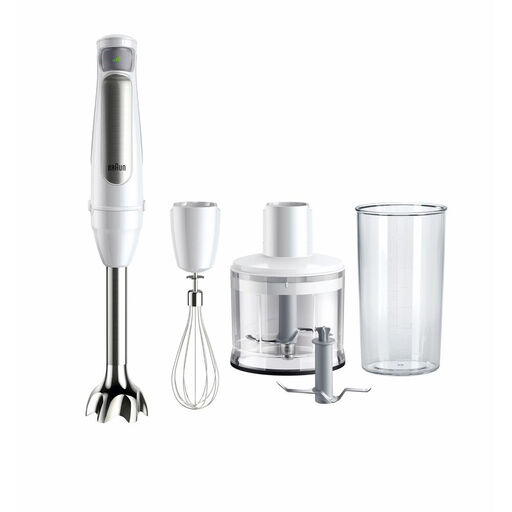 BRAUN MultiQuick 7, Hand Blender 1000W, MQ7035IWH, White/Stainless Steel