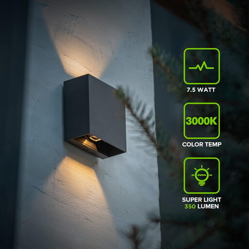 LUTEC LED Up & Down Modern Wall Lamp