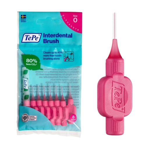 TePe 0.4mm Interdental Brushes 8 Pieces - Pink