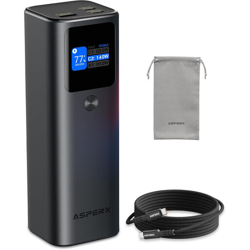 AsperX 27,600mAh 162.5W 大容量笔记本电脑移动电源