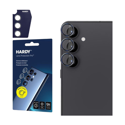 3MK HARDY Lens Protection Pro – Camera Lens Protector – Samsung Galaxy S25 – Black