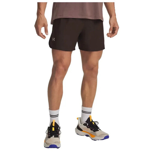 Under Armour Trail Run Launch 男士 5 英寸短裤 - 科纳棕色