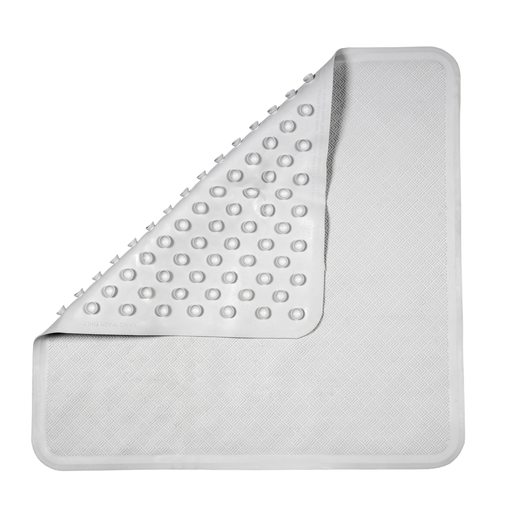 Croydex Bath Mat Rubagrip Square White
