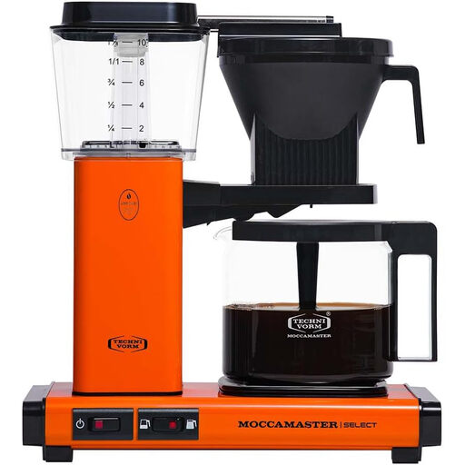 Moccamaster KBG Select Filter Coffee Machine in Orange