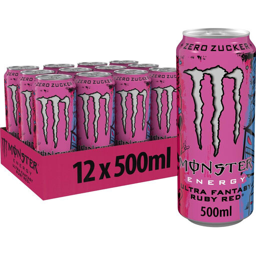 Monster Energy Ultra Ruby Red 12x0.5L