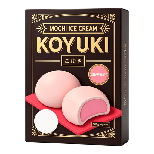 KOYUKI Japanese Mochi Ice Cream Strawberry Flavour